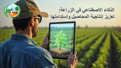 الذكاء الاصطناعي في الزراعة: تعزيز إنتاجية المحاصيل واستدامتها