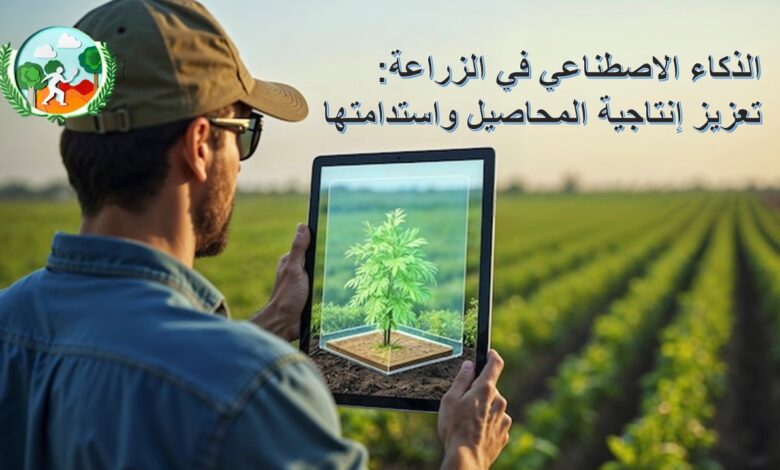 الذكاء الاصطناعي في الزراعة: تعزيز إنتاجية المحاصيل واستدامتها